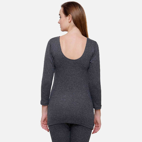Women Thermal Top Round Neck Full Sleeves