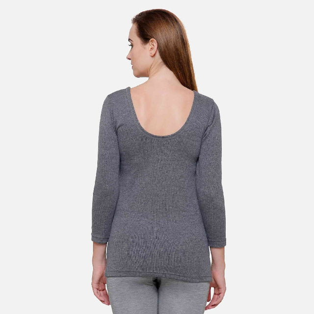 Women Thermal Top Round Neck Full Sleeves - Bodycare