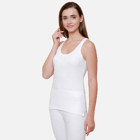 Women Thermal Top Round Neck Sleeveless