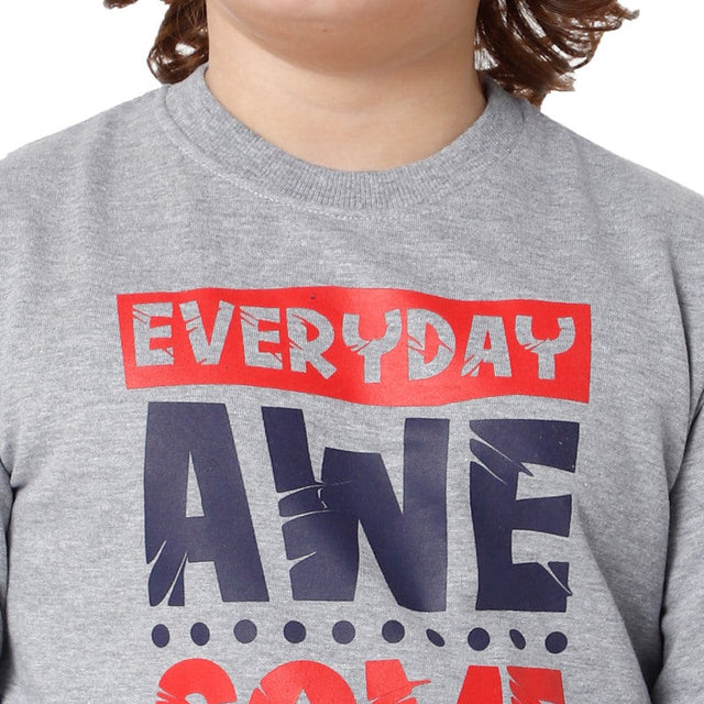 Boys Sweatshirt Round Neck Full Sleeves Pack of 1 - Bodycare