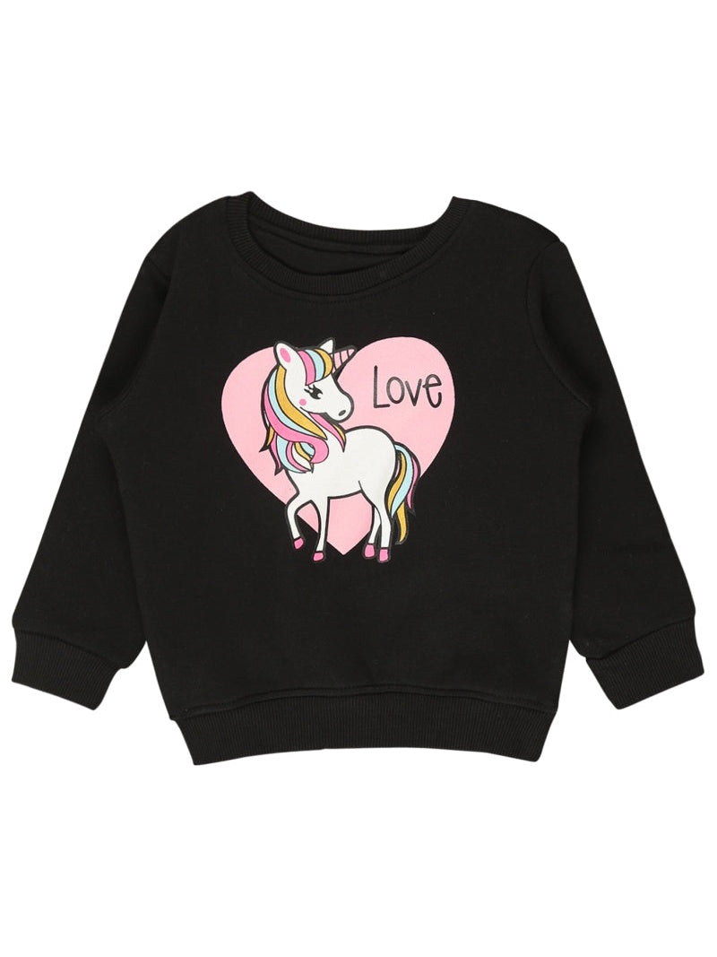 Baby Girls Sweatshirt Round Neck Full Sleeves - Bodycare