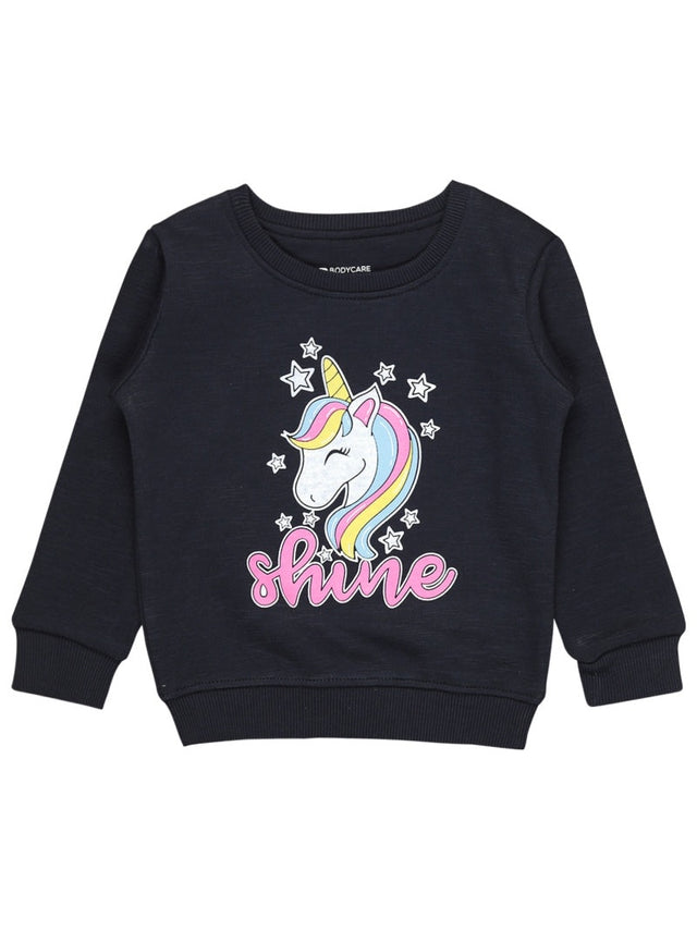 Baby Girls Sweatshirt Round Neck Full Sleeves - Bodycare