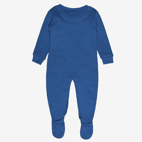 Bodycare Boys Romper Round Neck Full Sleeves Solid - Royal Blue