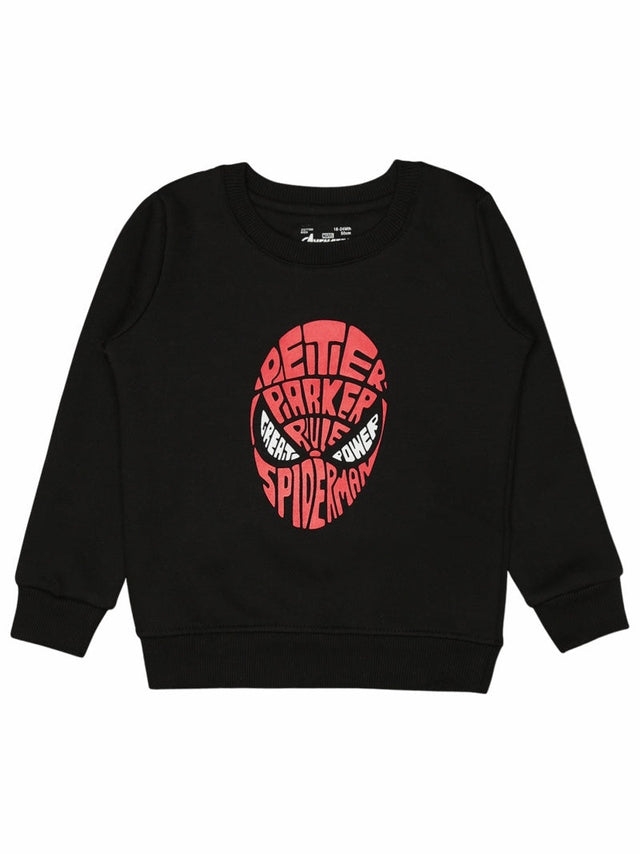 Baby Boys Avengers Sweatshirt Round Neck Full Sleeves - Bodycare