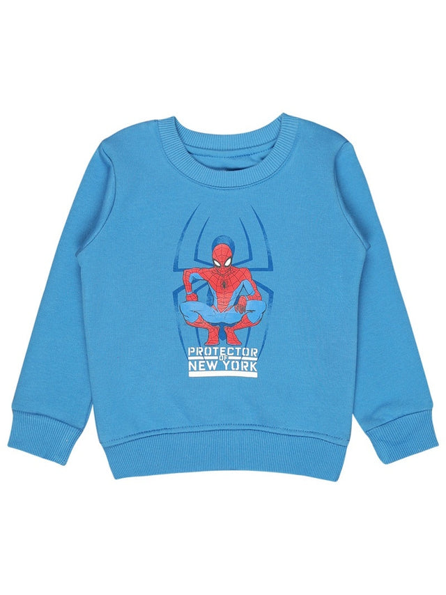 Baby Boys Avengers Sweatshirt Round Neck Full Sleeves - Bodycare