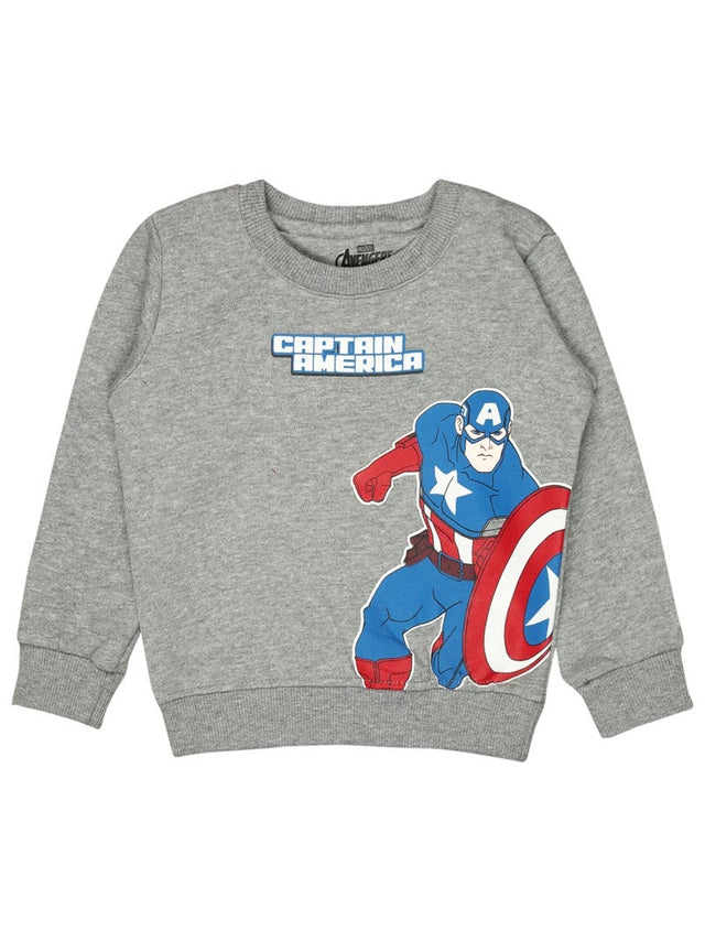 Baby Boys Avengers Sweatshirt Round Neck Full Sleeves - Bodycare