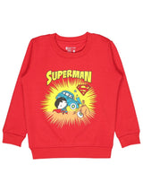 Bodycare Boys Fleece Round Neck Full Sleeves Printed Sweat Shirt