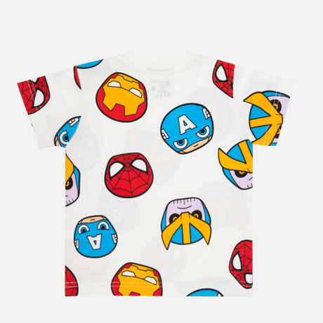 Bodycare Avengers Boys Set - White