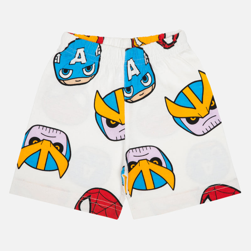Bodycare Avengers Boys Set - White