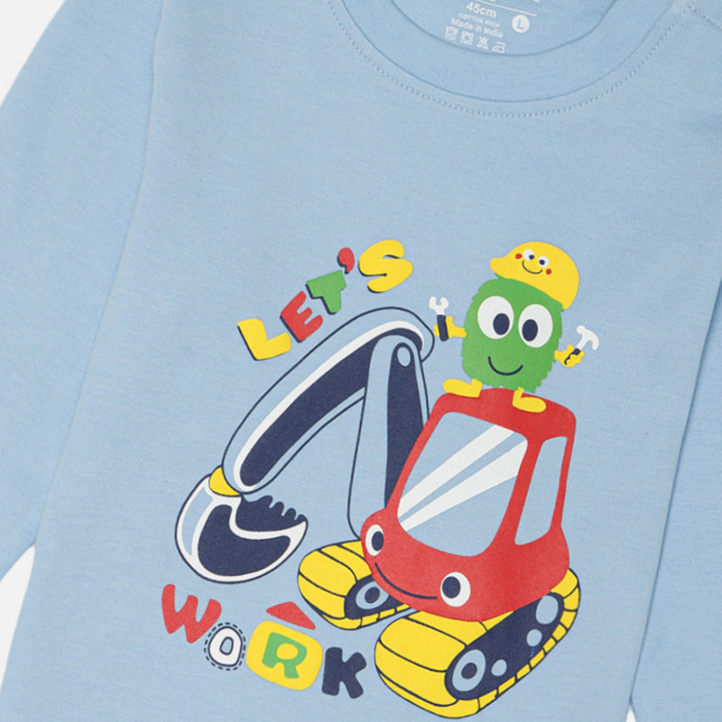 Boys Cotton T-Shirt with Regular Fit and Soft Breathable Fabric for Casual Wear and Everyday Wardrobe Comfort
