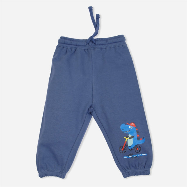 Boys Fleece Track Pant Joggers with Elastic Waistband for Everyday Activewear, Playtime and Casual Comfort - Pack of 1