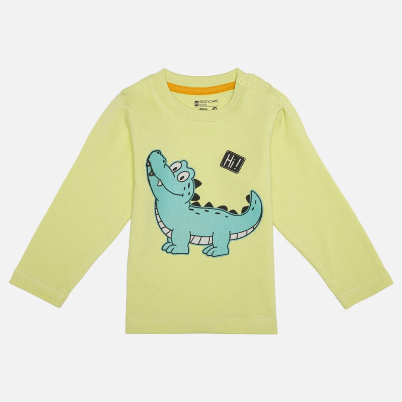 Baby Boys 100% Cotton T-Shirt with Soft Breathable Fabric and Regular Fit for Casual Everyday Comfort - Pack of 1