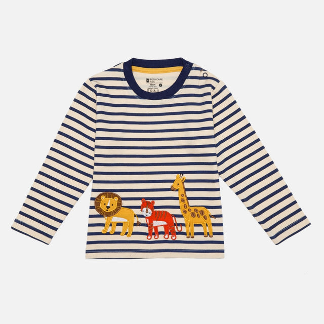 Baby Boys Cotton Interlock T-Shirt with Regular Fit and Soft Breathable Fabric for Everyday Casual Wear