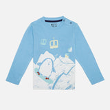 Baby Boys Cotton Interlock T-Shirt with Regular Fit, Soft Breathable Fabric and Everyday Casual Comfort