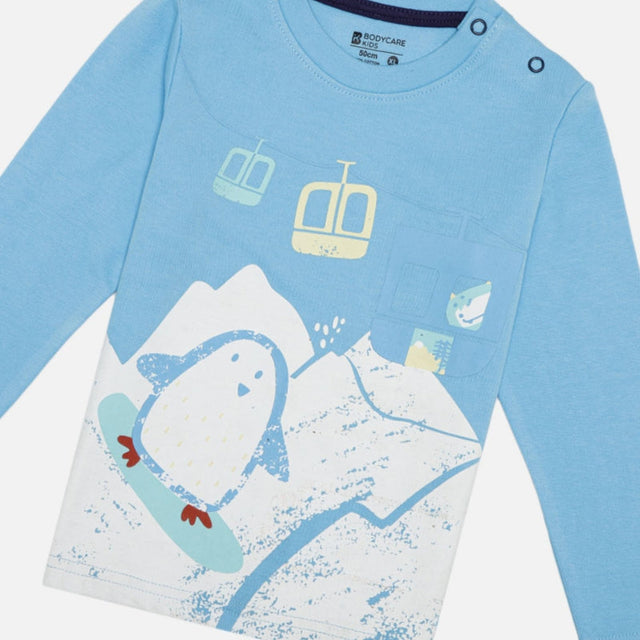 Baby Boys Cotton Interlock T-Shirt with Regular Fit, Soft Breathable Fabric and Everyday Casual Comfort