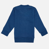 Baby Boys French Terry Printed Full Sleeve Sweatshirt Pullover with Soft Cotton Fabric for Winter Wear and Casual Comfort