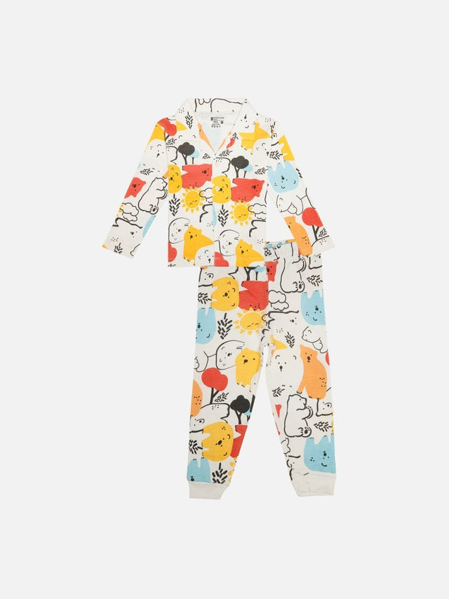 Baby Boys Interlock Night Suit - Bodycare