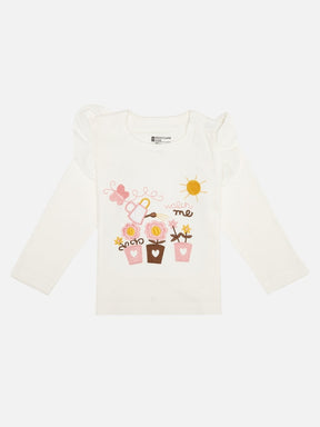 Baby Girls Interlock T-Shirt - Bodycare