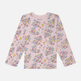 Baby Girls Cotton Interlock T-Shirt with Regular Fit and Soft Breathable Fabric for Everyday Casual Wear