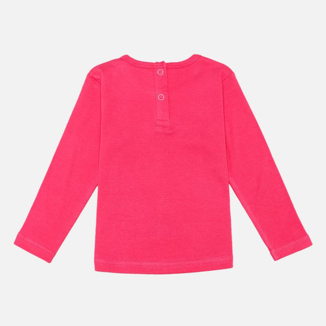Girls Cotton T-Shirt with Regular Fit and Soft Breathable Fabric for Casual Wear and Everyday Comfort