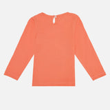 Baby Girls 100% Cotton Printed Full Sleeve T-Shirt with Regular Fit for Casual, Everyday Wear and Regular Use