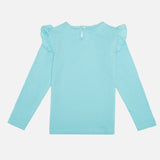Baby Girls 100% Cotton Printed Full Sleeve T-Shirt with Regular Fit for Everyday Casual Wear and Regular Use