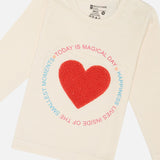Baby Girls 100% Cotton Printed Full Sleeve T-Shirt for Casual Comfort, Regular Fit and Everyday Wear