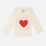 Baby Girls 100% Cotton Printed Full Sleeve T-Shirt for Casual Comfort, Regular Fit and Everyday Wear