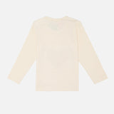 Baby Girls 100% Cotton Printed Full Sleeve T-Shirt for Casual Comfort, Regular Fit and Everyday Wear