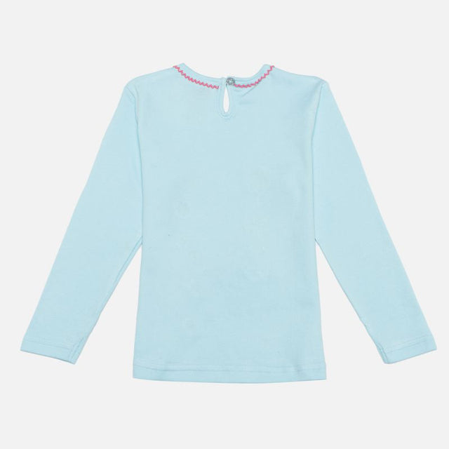 Girls Cotton T-Shirt with Regular Fit and Soft Breathable Fabric for Everyday Casual Wardrobe Comfort