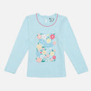 Girls Cotton T-Shirt with Regular Fit and Soft Breathable Fabric for Everyday Casual Wardrobe Comfort