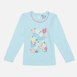 Girls Cotton T-Shirt with Regular Fit and Soft Breathable Fabric for Everyday Casual Wardrobe Comfort