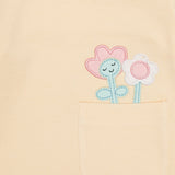 Baby Girls Interlock Cotton T-Shirt with Regular Fit and Soft Breathable Fabric for Casual Everyday Comfort