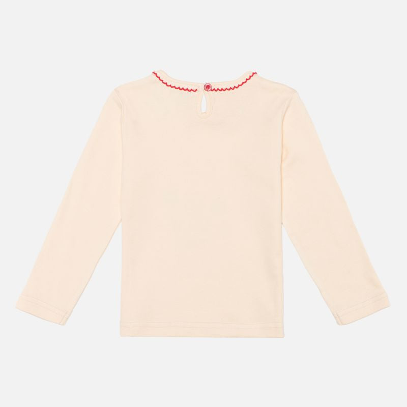 Girls Cotton T-Shirt with Regular Fit, Soft Breathable Fabric and Everyday Casual Wardrobe Comfort for Daily Use