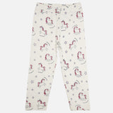 Baby Girls Interlock Cotton Track Pant with Regular Fit for Casual Wear, Jogger Comfort and Easy Movement