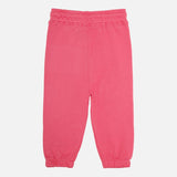 Baby Girls Interlock Track Pant with Printed Regular Fit for Casual Wear, Lounge Comfort and Easy Movement