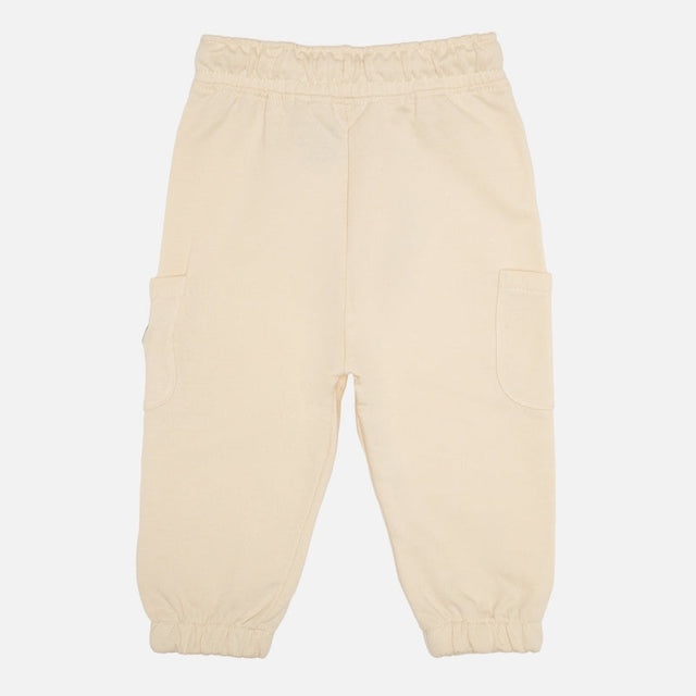 Baby Girls French Terry Cotton Track Pant with Regular Fit for Casual Wear, Jogger Styling and Everyday Comfort
