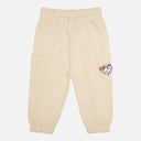 Baby Girls French Terry Cotton Track Pant with Regular Fit for Casual Wear, Jogger Styling and Everyday Comfort