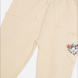 Baby Girls French Terry Cotton Track Pant with Regular Fit for Casual Wear, Jogger Styling and Everyday Comfort