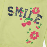 Baby Girls Cotton Blend Round Neck Full Sleeve Sweatshirt for Comfortable Casual Wear and Everyday Styling - Pack of 1