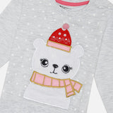 Baby Girls Printed Cotton Full Sleeve Sweatshirt for Casual Wear, Light Winter Comfort and Everyday Styling - Pack of 1