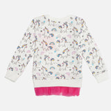 Bodycare Girls Sweatshirt - Marshmallow