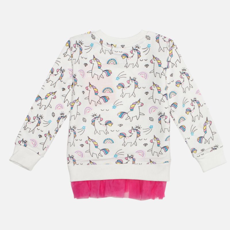 Bodycare Girls Sweatshirt - Marshmallow