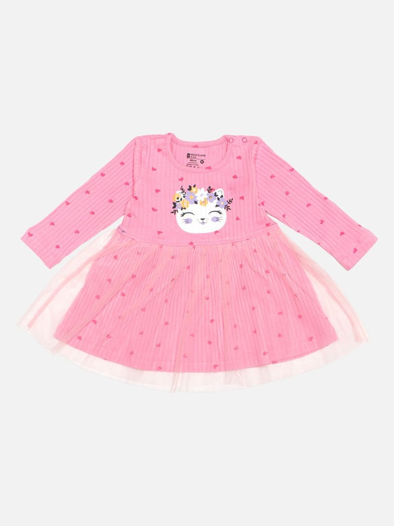 Baby Girls Lycra Rib Frock - Bodycare