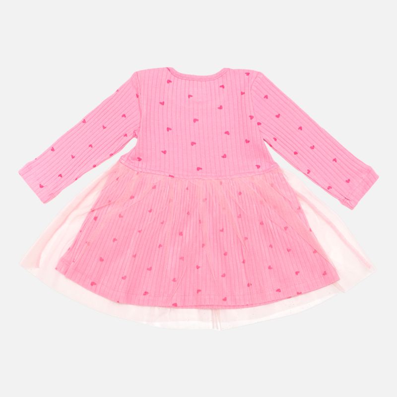 Baby Girls Lycra Rib Frock - Bodycare