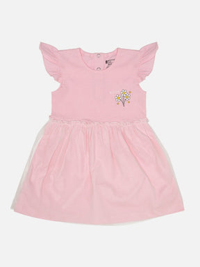 Baby Girls 100% Cotton Frock Round Neck Sleeveless - Bodycare