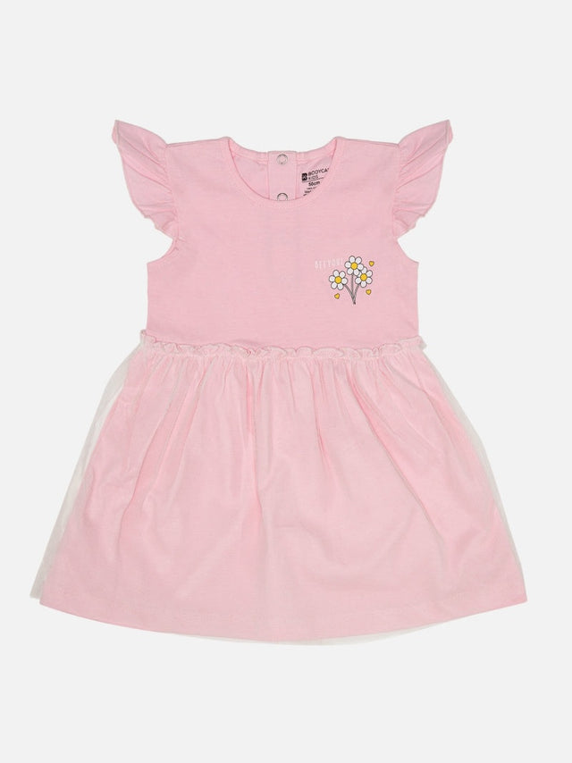 Baby Girls 100% Cotton Frock Round Neck Sleeveless - Bodycare