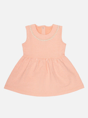 Baby Girls Cotton Spandex Frock Sleeveless - Bodycare