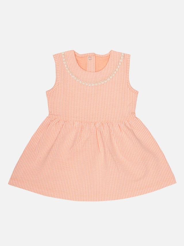 Baby Girls Cotton Spandex Frock Sleeveless - Bodycare