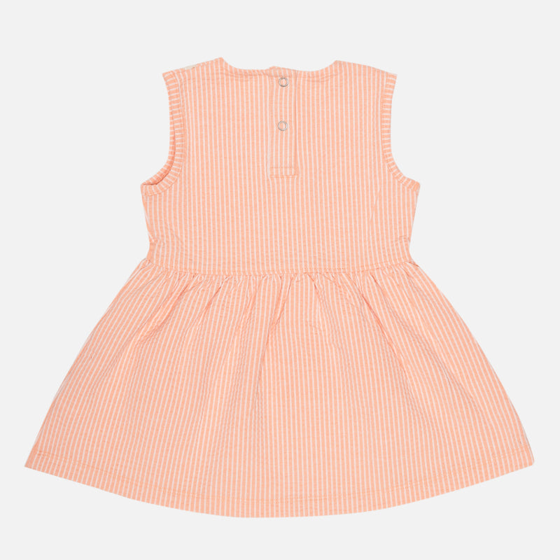 Baby Girls Cotton Spandex Frock Sleeveless - Bodycare